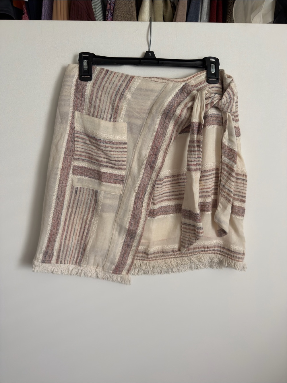 Anthropologie Holding Horses Avery Faux Wrap Skirt Size 8